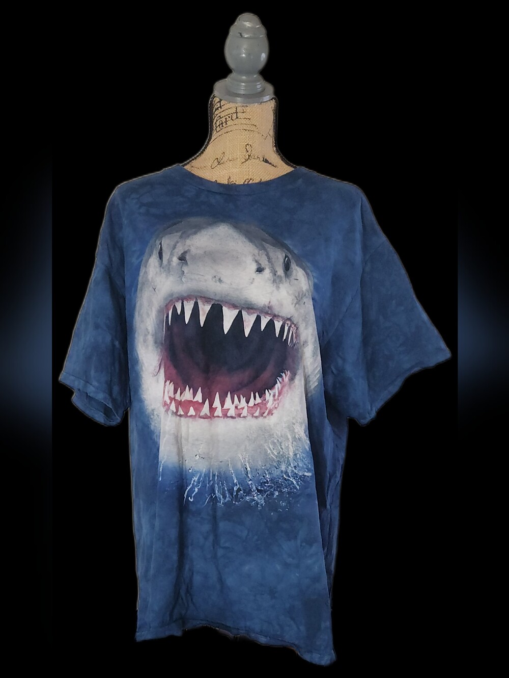 #MC9 The Mountain Blue Shark Attack Graphic Tee - Men